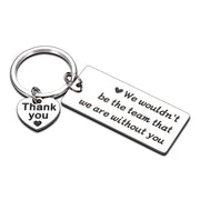 Thank You Birthday Christmas Gifts for Coworker Office Keychain for Men Appreciation Gifts for Coworkers Team Leader Coach Boss Manager Leaving Farewell Going Away Retirement Work Gifts for Employees